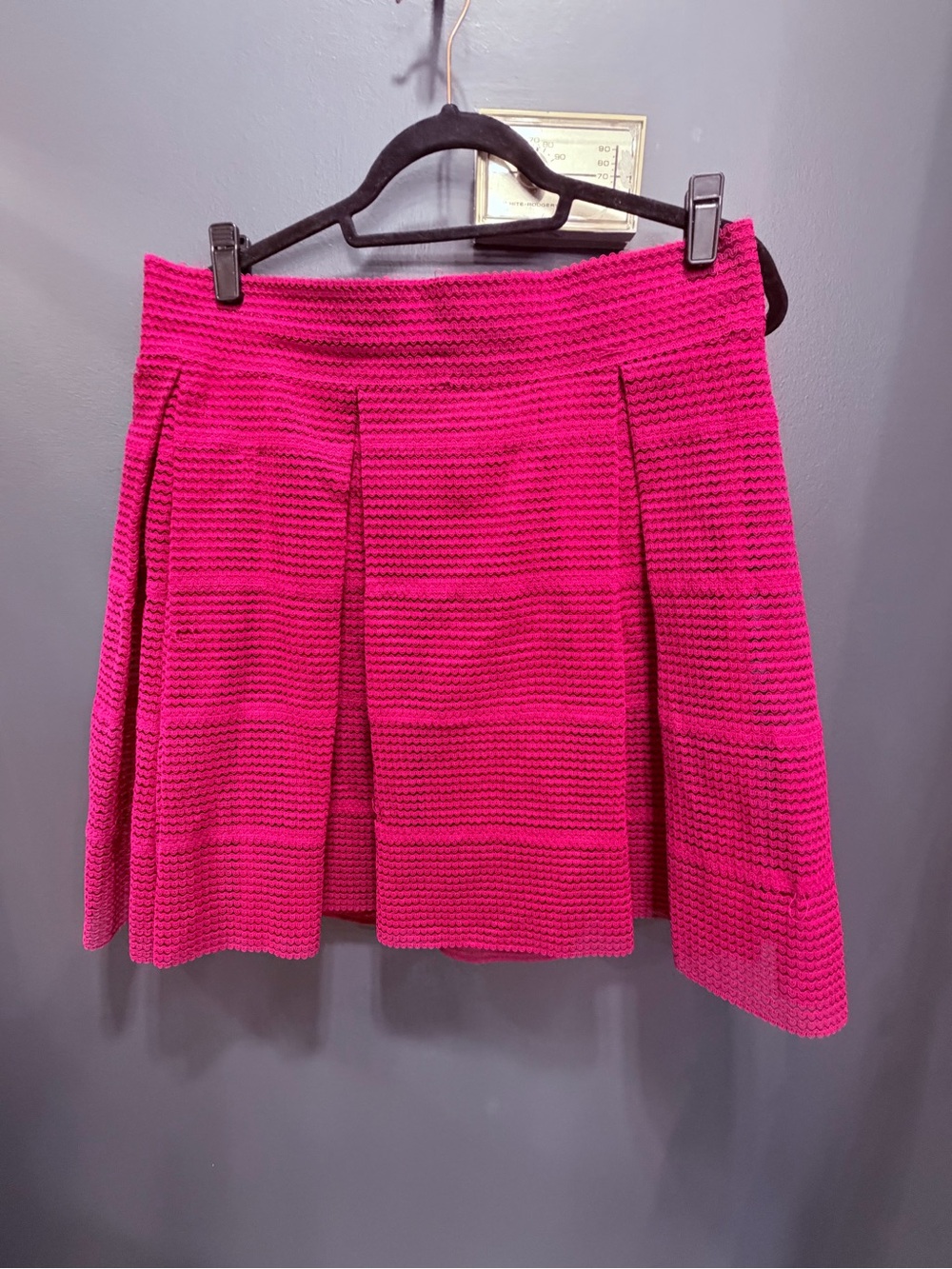 torrid Hot Pink Pleated Knit Mini Skirt